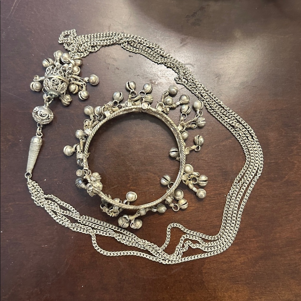 Vintage Tribal bracelet and necklace set